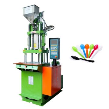 Small Plastic Vertical Injection Molding Machine for Mini Plastic Spoons Production
