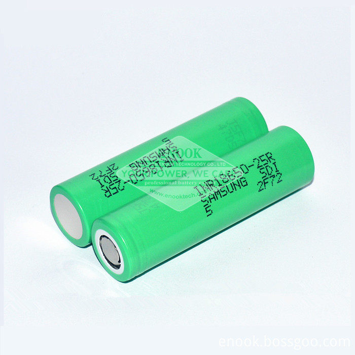 Samsung 25r 18650 3.7V 2500mAh E-cig Battery