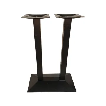 Cast Iron Inclined Rectangular Platform Table Base