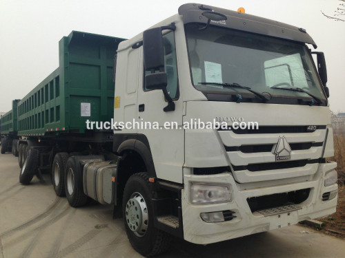 Howo tipper dump trucks for mining site