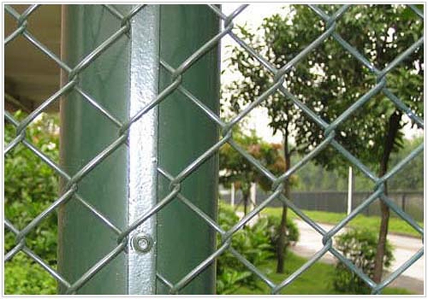 PVC Coated Chain Link Fence factory Anping