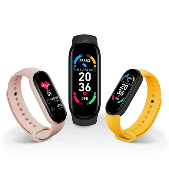 2023 New Arrival M7 M6 Sports Bracelet: Heart Rate & Sleep Monitor with Dynamic Color Display - IP67 Fitpro Smart Watch