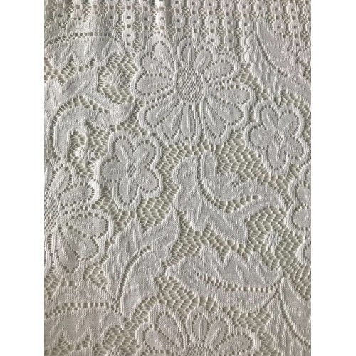 Polyester Lace Fabric Scallopped Edge