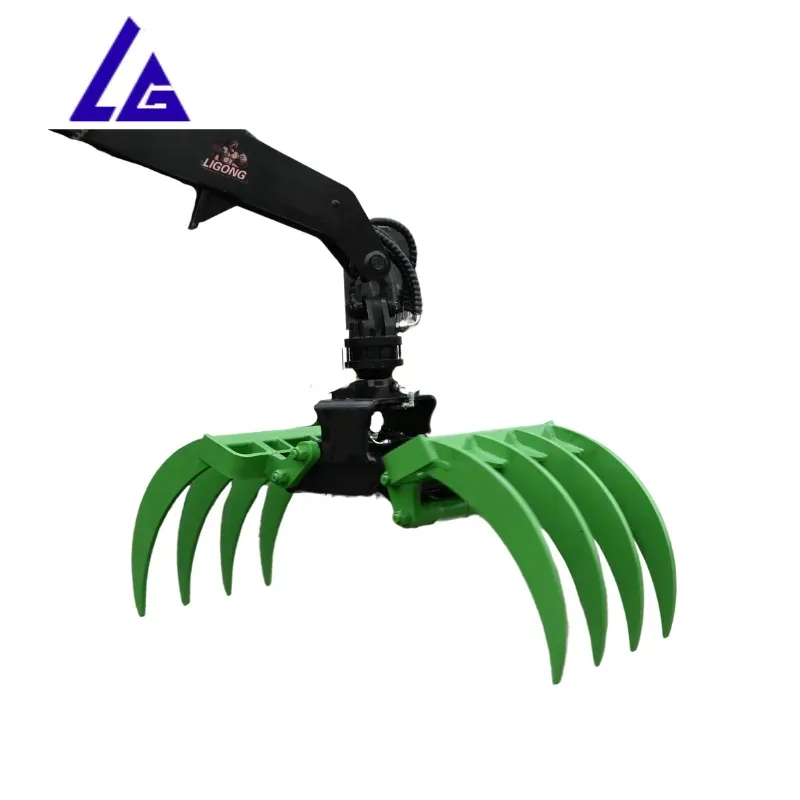 Clamshell Grapple for Industrial Waste Material Handling