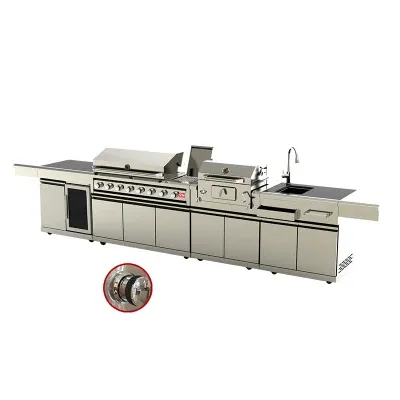 High Quality Outdoor Kitchen Canteen Barbecue Commercial BBQ Grill