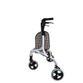 3 -wiel aluminium roller walker