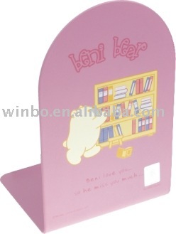 Tin cartoon kids students book end book shelf