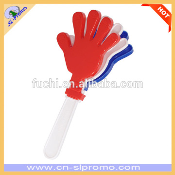 Promotional Cheap Plastic French Flag Color Hand Clapper