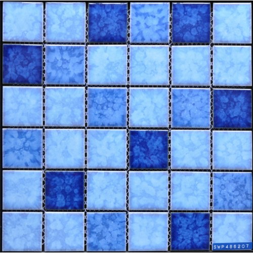 Mosaico de porcelana acidentado piscina