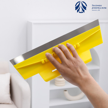 Plastic-Handled Smoothing Tool for Home Renovation Tasks