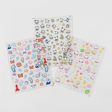 แบรนด์ดีไซเนอร์หรูหรา UV LED Nail Nail และ Stickers Nail Foil เจล
