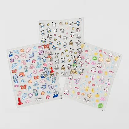 Luxury Designer Brand UV LED Nail Lamp and Gel Nail Foil Stickers