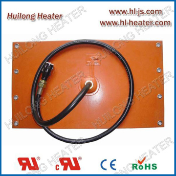 Silicone rubber gas cylinder heater
