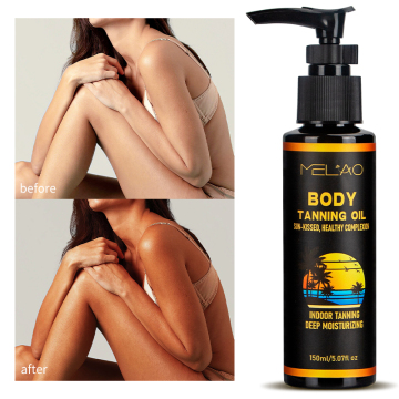 Moisturizing Long Lasting Natural Color Sun Tan Oil