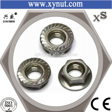 Factory Price HDG White DIN6923 M8 Carbon Steel Hex Flange Nut