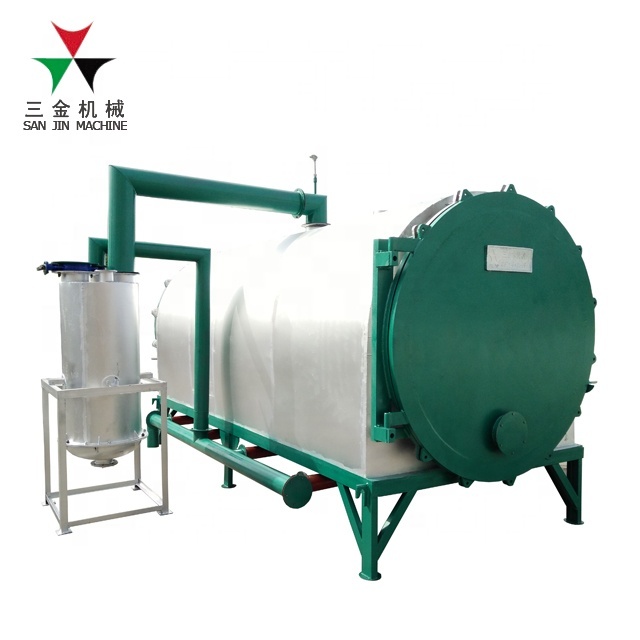 High-Quality Biochar Pyrolysis Machine for Coconut Shell and Wood Log
