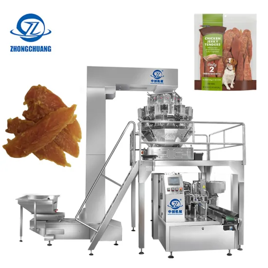 Automatic Food Packaging and Weighing Machine for Frozen Seafood, Meat, and Jerky