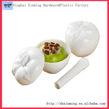 Promotional eco-friendly plastic apple shape bowl set