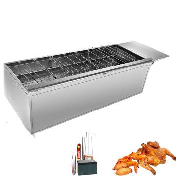 Gas or Electric Automatic Rotary Stainless Steel Chicken Oven for Business
