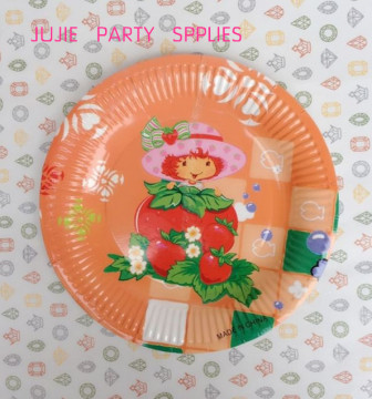 250ml 9oz Disposable SGS Colourful Paper Plate