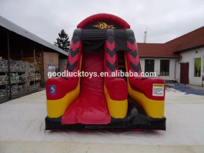 Big inflatable VERTICAL DROP rush SLIDE