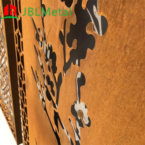 Durable Corten Steel Fence Panels