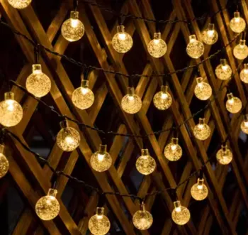 Festive LED Party Ball String Lights: Brighten Your Night with Garden, Tree, and Outdoor Decorations