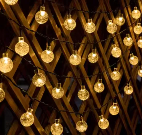 Festive LED Party Ball String Lights: Brighten Your Night with Garden, Tree, and Outdoor Decorations
