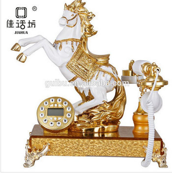 European-style antique Gold landline luxury telephone