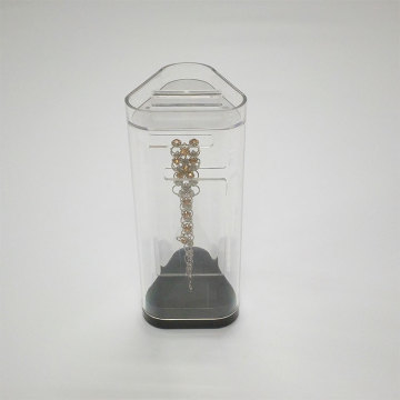 Clear Plastic Gift Packaging Box Custom Logo Printed Stock Size Available
