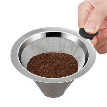 Easy To Clean 50 Micron Stainless Steel Cold Brew Coffee Filter Basket