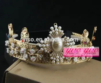 fabulous hair jewelry bride wedding baroque queen head piece jewelry