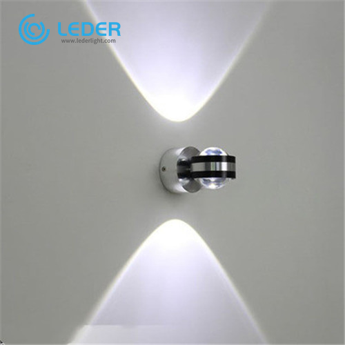 LEDER Circle Aluminiowa zewnętrzna lampa ścienna LED