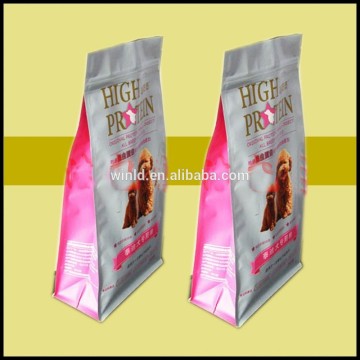 high quality four-side seal animal feed pouch