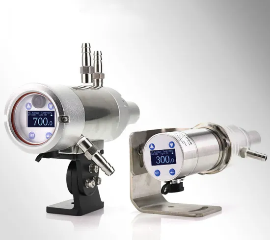 Fast measurement infrared optical visual pyrometer device