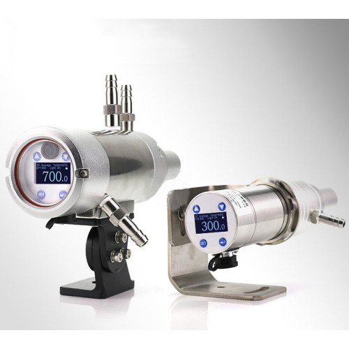 Fast measurement infrared optical visual pyrometer device