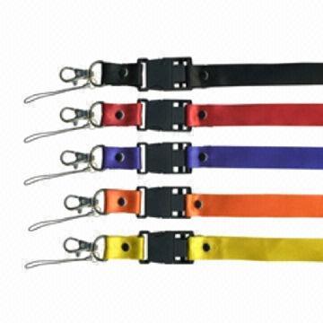 Lanyard USB Flash Drive with Twist Cap, Multiple Partition, Plug-and-play Function and LED Indicator