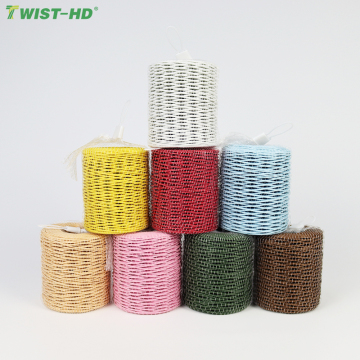 Customizable high quality Colorful twisted Paper Rope Cutting Available for Gift packing