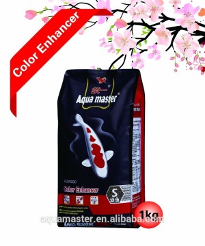 Aquarium Koi Carp Fish Food(Feed), Color Enhancer, Spirulina & Astaxanthin (S/L)