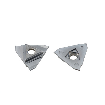Triangular carbide grooving insert