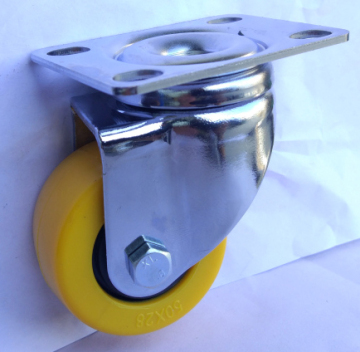 2'' Orange PU swivel caster wheels