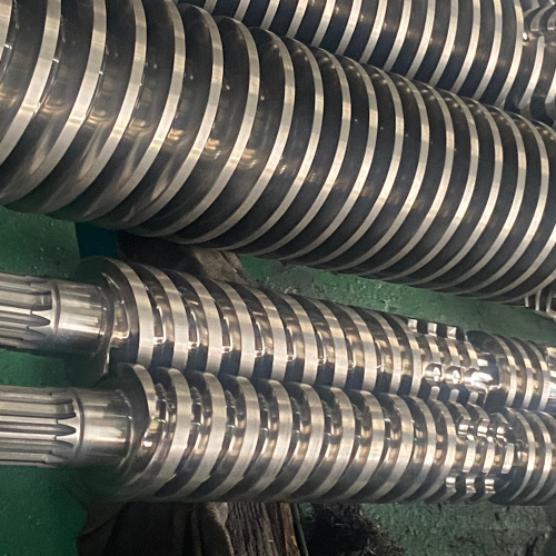 بشکه پیچ دوقلوی مخروطی دو فلزی برای اکسترودر