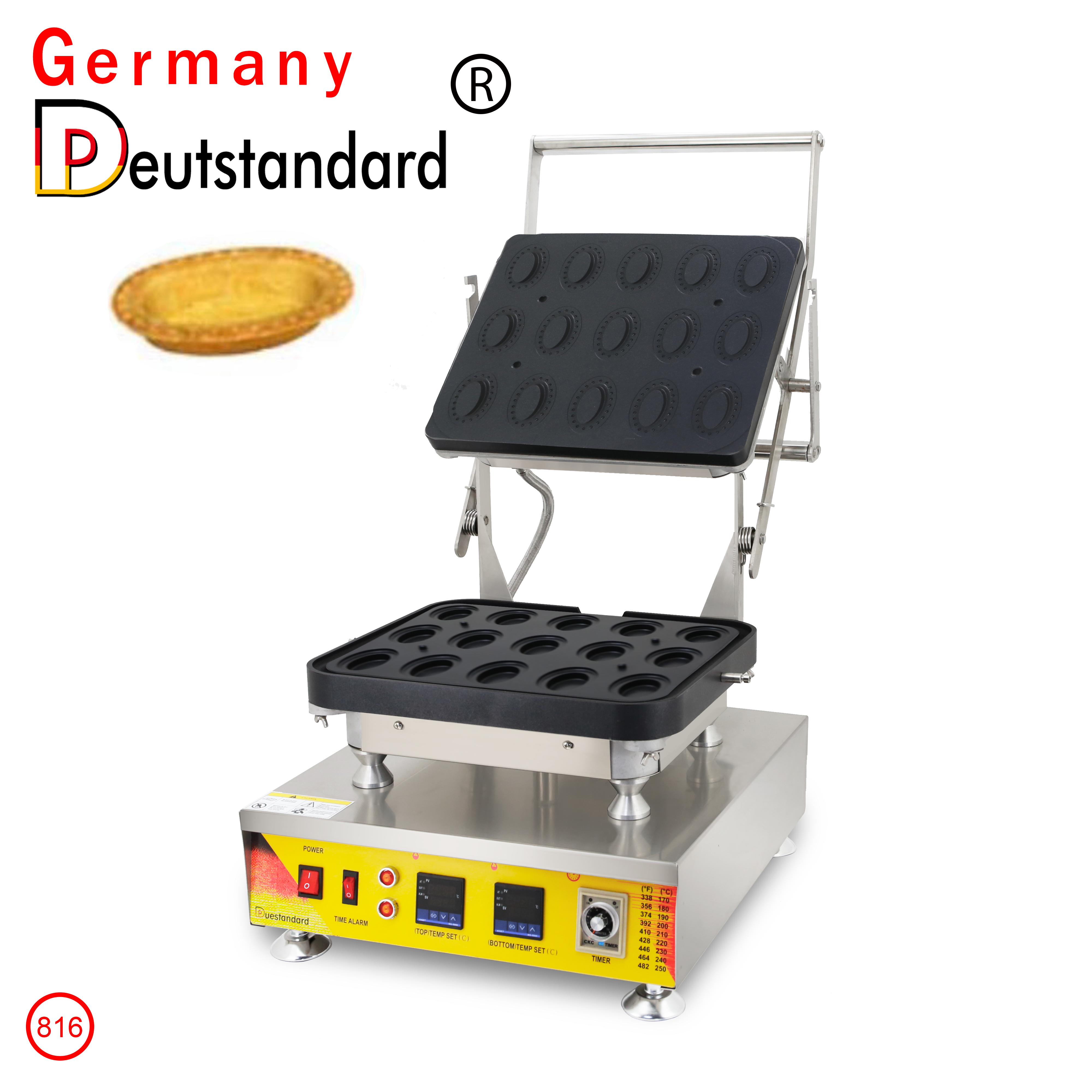 máquina de hornear tartaletas tartlet baking machine