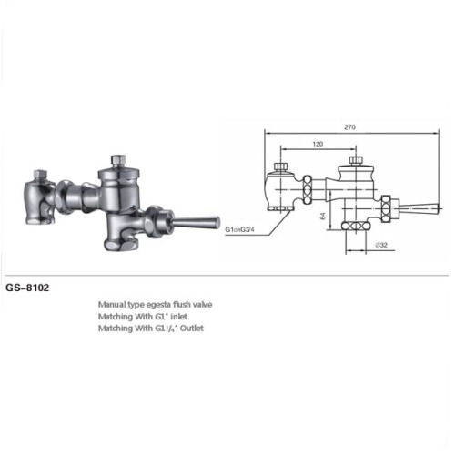 Self-Closing Toilet Flusher