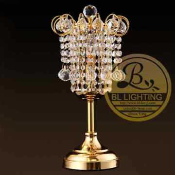 Design crystal table lamp for working,Traditional crystal table lamp manufacturer