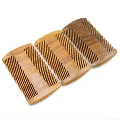Double Sides sandalwood pocket beard comb Mustache comb