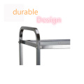 Stainless Steel 2 shelf service trolley