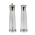 Salt andPepper Grinder Set Glass Pepper Mills Shakers