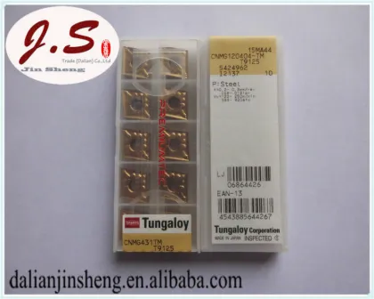 Original Tungaloy CNMG120404TM T9125 CNC Lathe Inserts