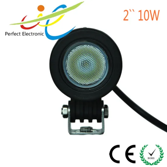 2 inch 10W LED work light with Cree LED flood beam and spot beam